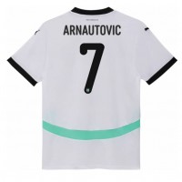 Österreich Marko Arnautovic #7 Fußballbekleidung Auswärtstrikot Damen EM 2024 Kurzarm